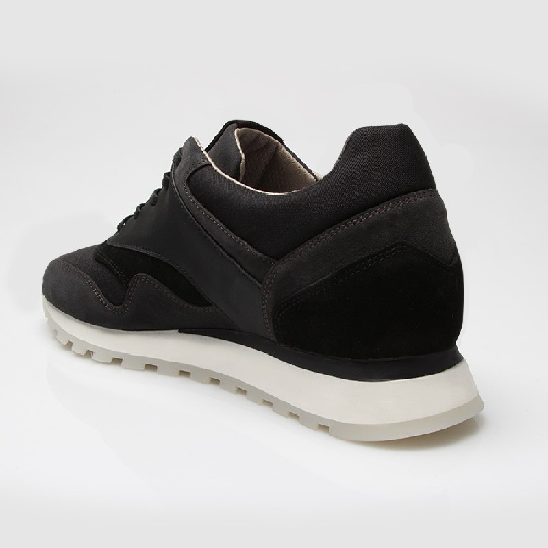 Baskets Rehaussantes Arena noir +7 cm