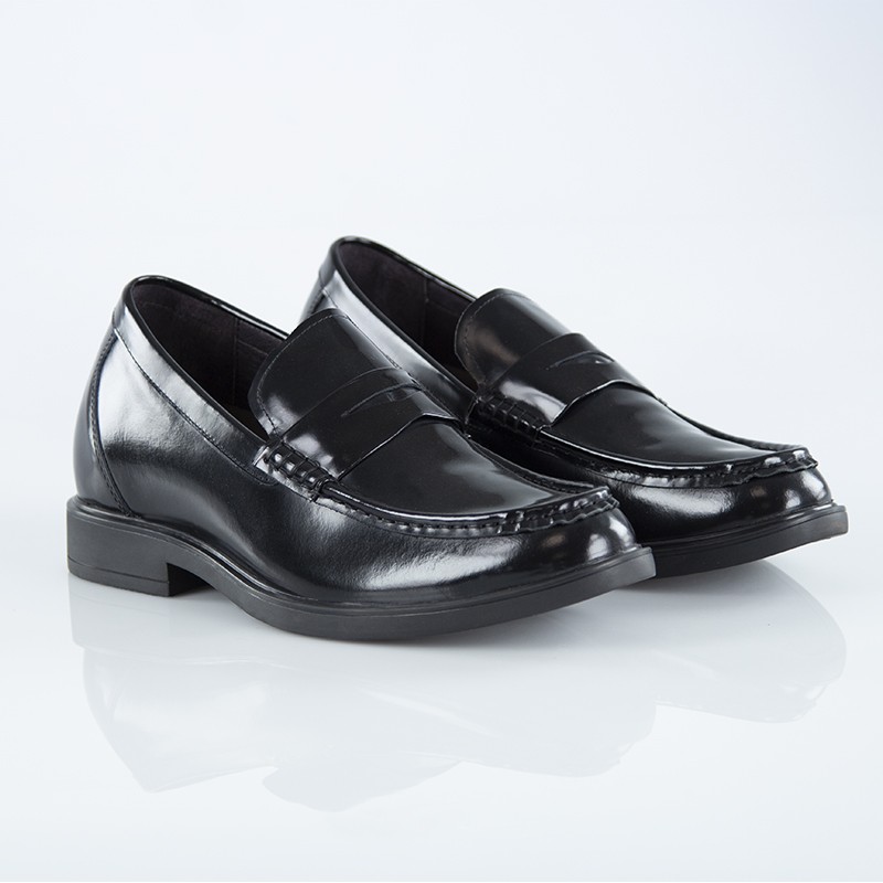 Elevator Loafers | Patent black +6,5cm | Mario Bertulli