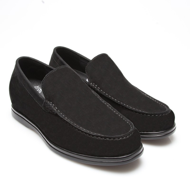 Elevator Loafers | black +6,5cm | Mario Bertulli