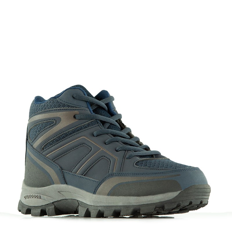 Elevator Sports Shoes | Navy blue +2.4'' / +6 cm | Mario Bertulli