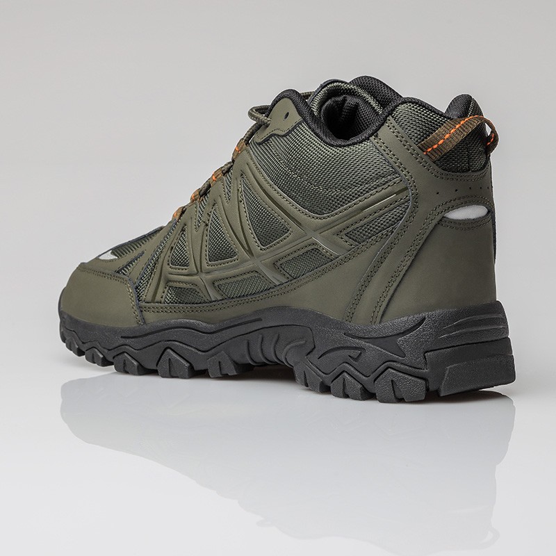 Elevator Sports Shoes | Kaki +7cm | Mario Bertulli