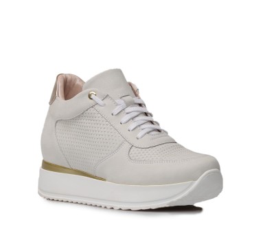 Elevator Sneakers | light grey +7cm | Mario Bertulli