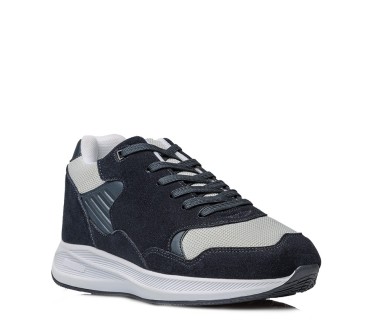 Elevator Sports Shoes | Bleu +7cm | Mario Bertulli