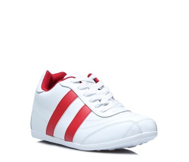 Sorrento sport shoes white/red +5cm