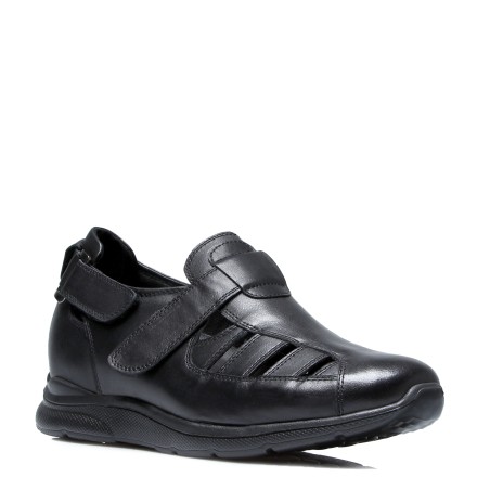 Bova Height Increasing Sandals Black +6.5cm