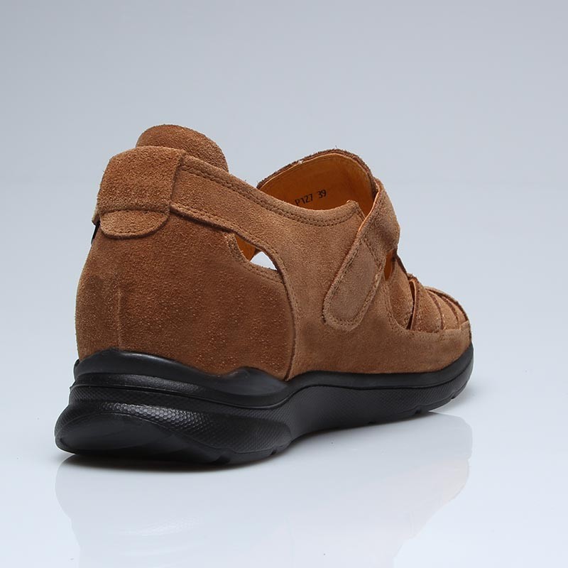 Sandals bova light brown +6.5cm - mario bertulli