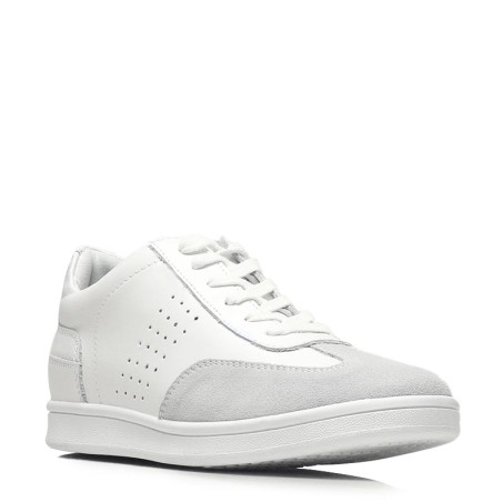 Defensola height increasing sneaker white +6cm | Mario Bertulli