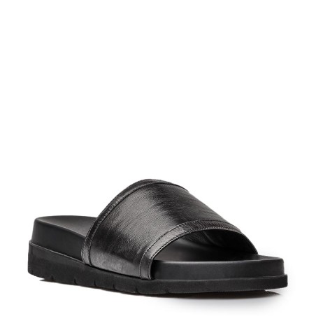 Elevator Sandals | black/grey +2.0" | Mario Bertulli