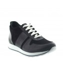 Elevator Sneakers Men - Black - Leather/daim - +2.8'' / +7 CM - Pomarolo - Mario Bertulli