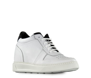 Sienna height increasing sneaker white +9cm | Mario Bertulli