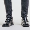 Vinci Height Increasing Shoes Black +7cm