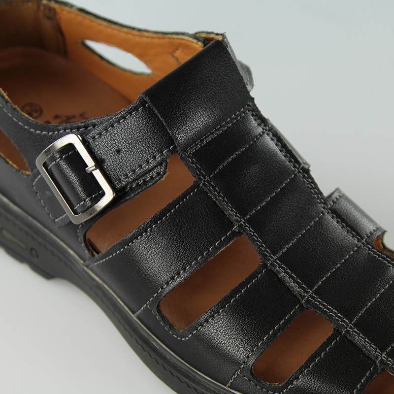 Elevator Sandals | black +2.0'' / +5 cm | Mario Bertulli