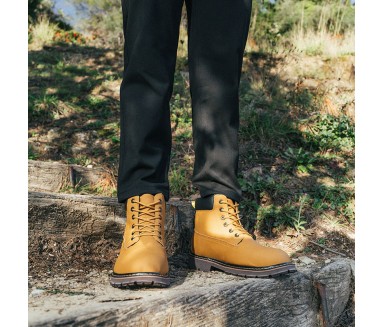 Lugano Elevator Fur-lined Boots Camel +7.5cm