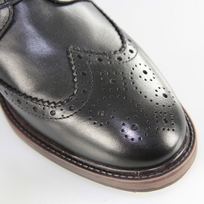 Vercelli Black Height-Increasing Boots +6 cm