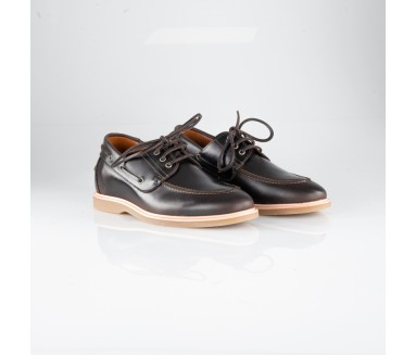 Boat Shoes Dark Brown Manarola +5 cm