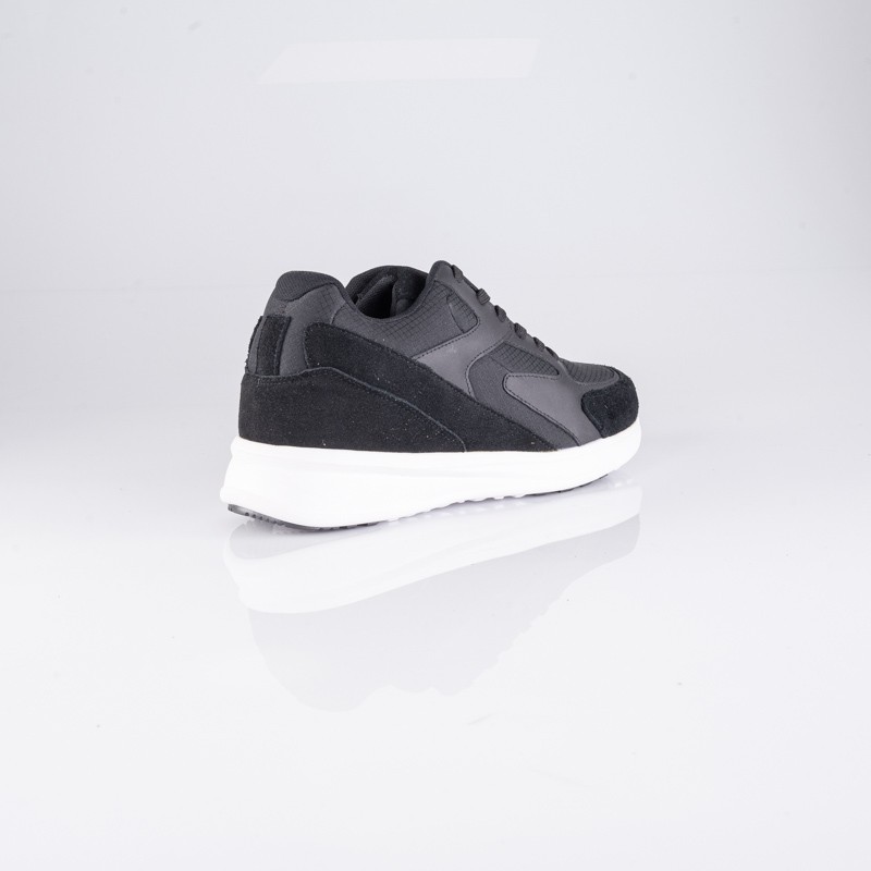 Veroli Black Height-Increasing Sneakers +7 cm (same size as the model ordered)