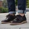 Brown Manarola lift boat shoes +2.0''
