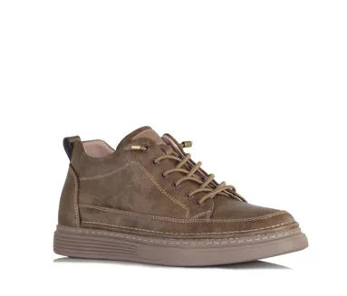 Elevator Sneakers Shoes Catania brown +6 cm