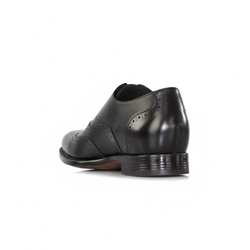 Pavie elevated Richelieu Shoes Black +6,5cm