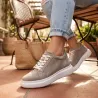 Sova beige height-increasing shoes women +7.5 cm