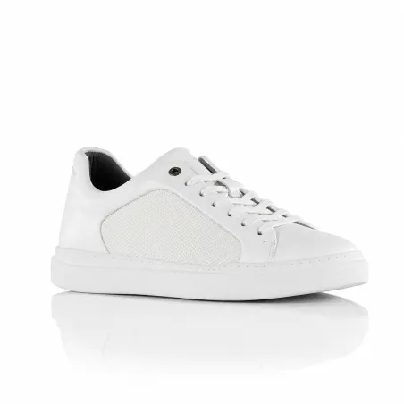 Men’s wedge-heel sneaker | white +6 cm | Mario Bertulli