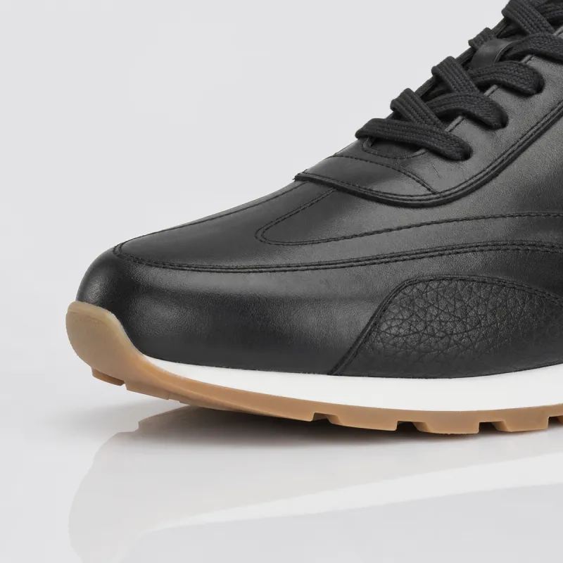 Lucca Black Mario Bertulli platform sneaker | Comfort & Style