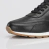 Lucca Black Mario Bertulli platform sneaker | Comfort & Style