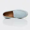 Positano Sky Blue Height-Increasing Loafers +5cm