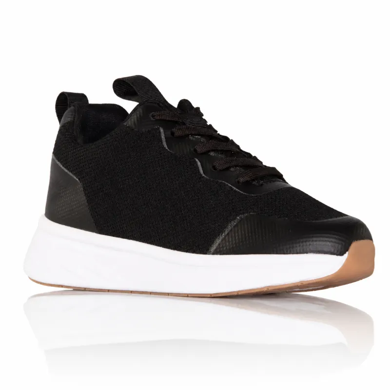 Meda Height Increasing Sneakers black +6.5cm