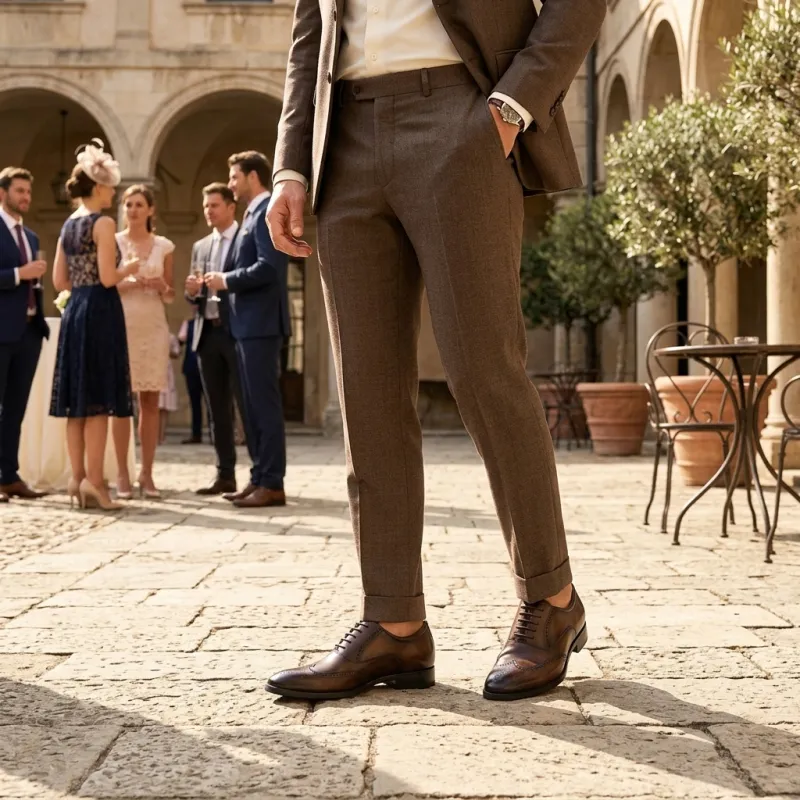 Arsoli Height Increasing Shoes Brown +7cm
