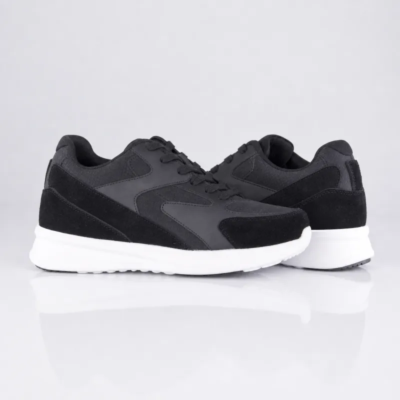 Veroli Black Height-Increasing Sneakers +7 cm (same size as the model ordered)