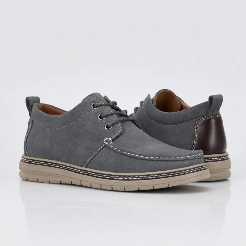 Elevator Loafers Prato grey +6cm