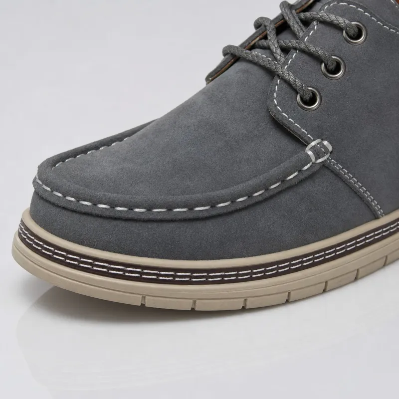 Elevator Loafers Prato grey +6cm