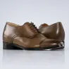 Men’s wedge Derby shoe | Dark brown +6 CM | Mario Bertulli