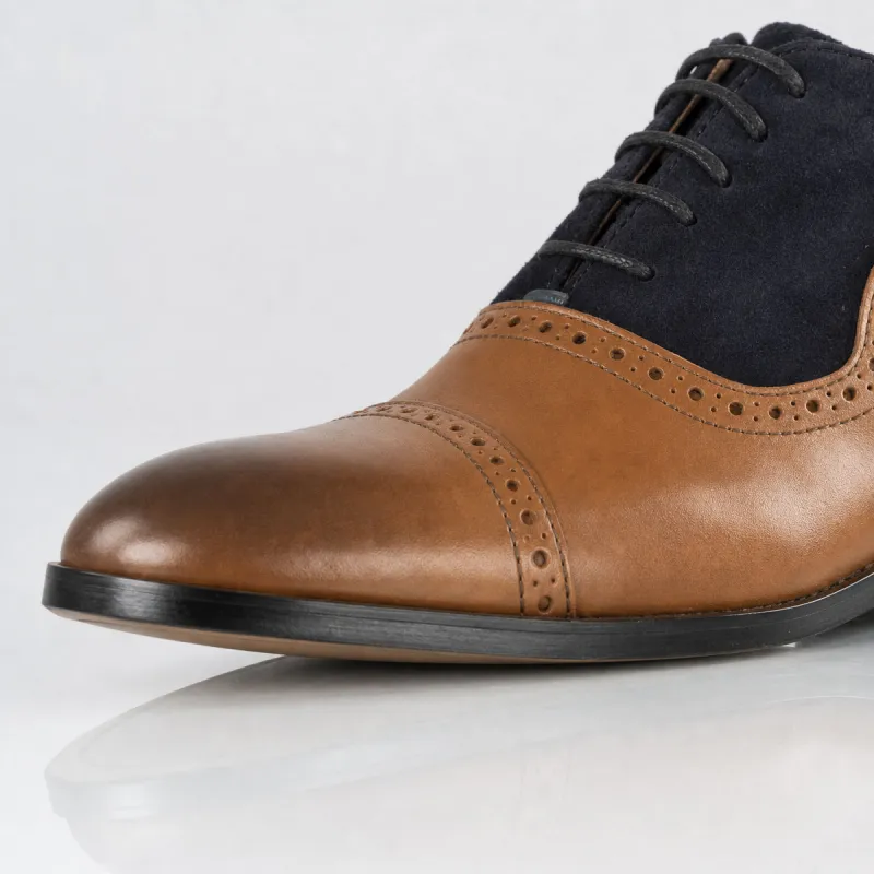 Men’s wedge shoe | Caramel +6 CM | Mario Bertulli