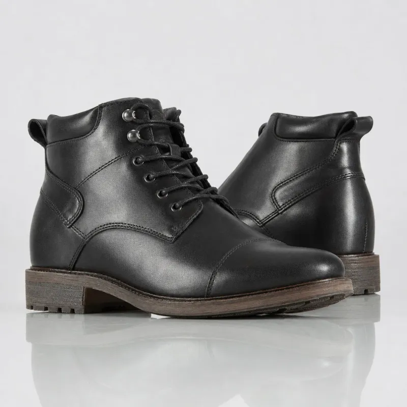 Height increasing Boots Alba | black +3.4" | Mario Bertulli