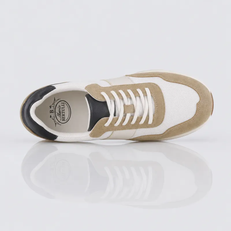 Bellagio Beige Sneakers +7.5 cm