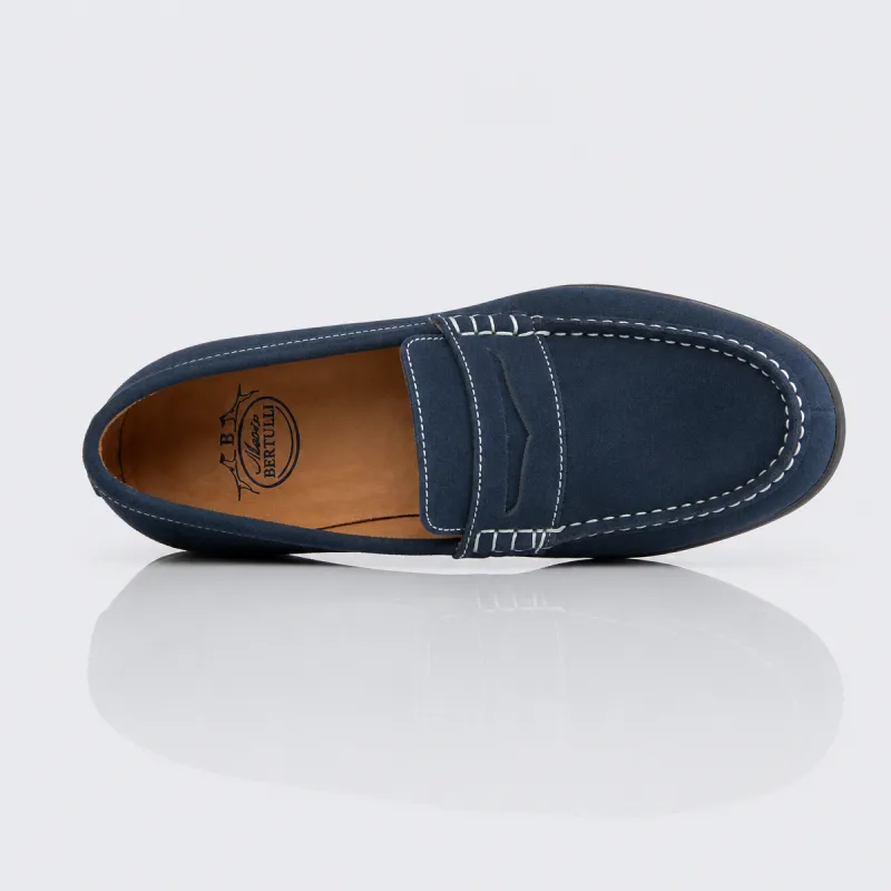 Loafer Cagliari blue +5,5cm Mario Bertulli