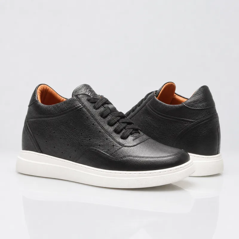 Elevator Sneakers |black +9cm | Mario Bertulli