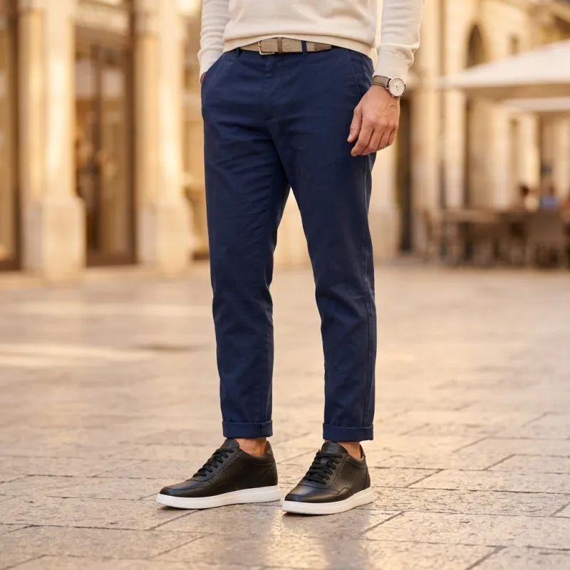 Elevator Sneakers |black +9cm | Mario Bertulli