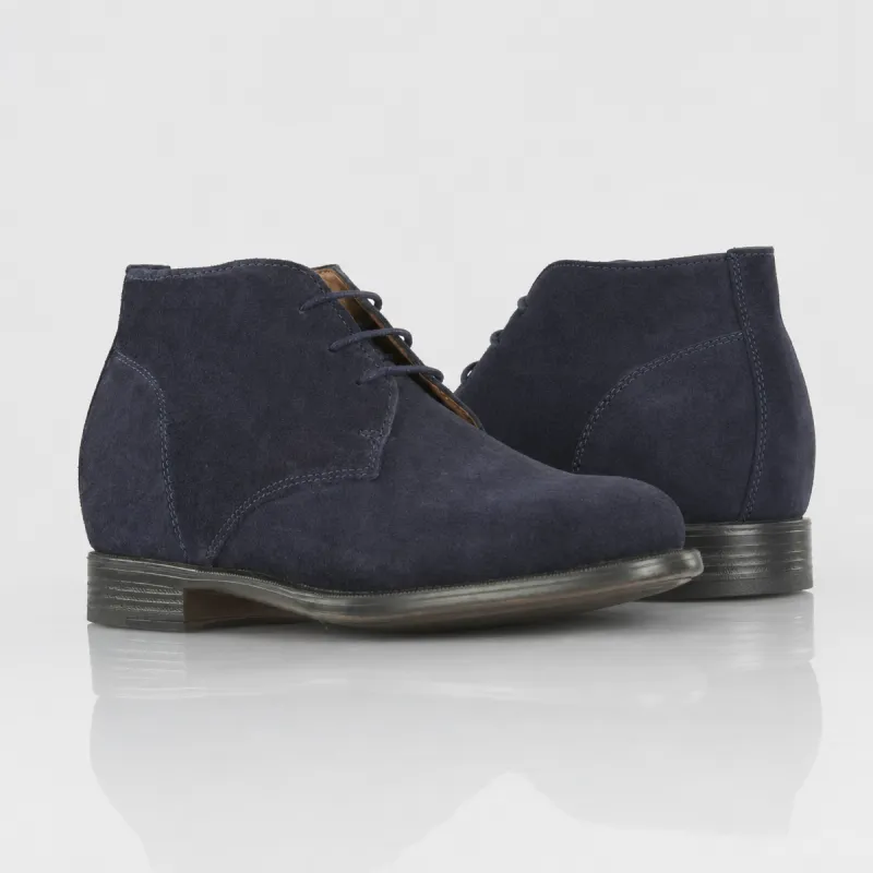 Men’s wedge boots | Navy +6.5 CM | Mario Bertulli