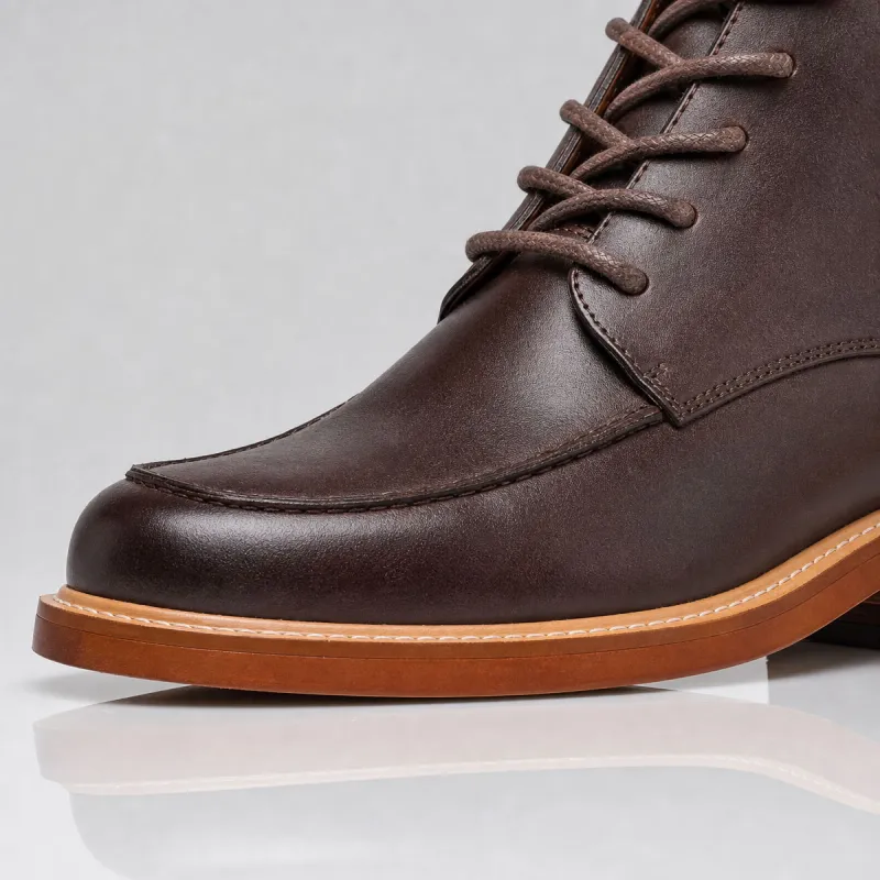 Men’s Wedge Boots | Brown +7 CM | Mario Bertulli