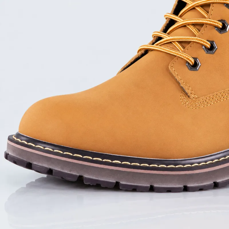 Men’s wedge-lined boots | dark brown +7.5 CM | Mario Bertulli