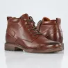 Men’s lined wedge ankle boots | Black +7.5 CM | Mario Bertulli