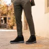 Ravello black height-increasing sneakers +3.6''