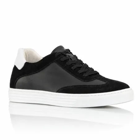Treviso Elevating Sneakers Black +2.4"