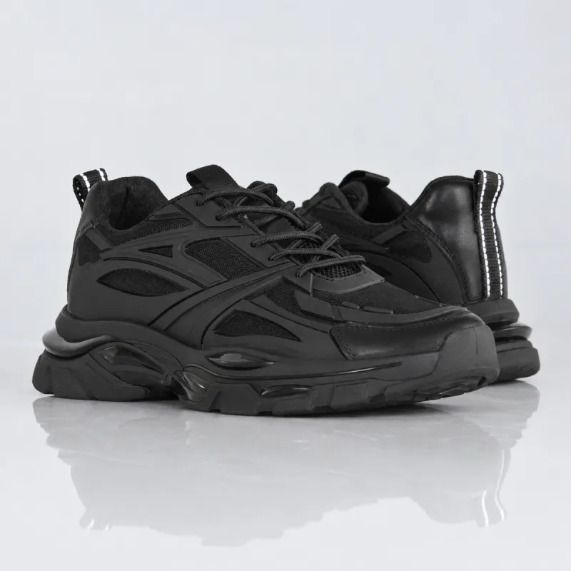 Versilia Elevating Sneakers Black +2.8''
