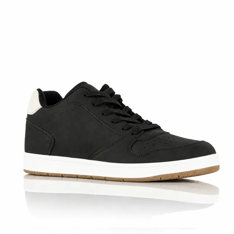 Men's wedge-heel sneakers | White +2.2'' | Mario Bertulli