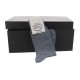 Dark grey scottish lisle thread socks - Luxury Socks Men - from Mario Bertulli - Elevator Shoe specialist