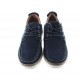 Men Boat Shoes - Blue - Nubuk - +2.2'' / +5,5 CM - Pistoia - Mario Bertulli
